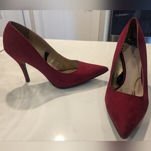 Sam & Libby Women's Burgundy Heels
